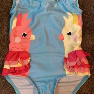 Joe Boxer Toddler Girls Swimsuit One Piece 24M